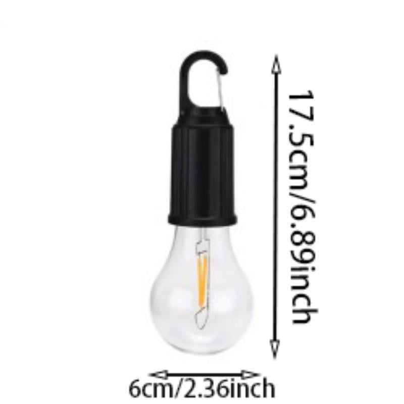 Ampoule LED à énergie solaire, 2 unités, type C, rechargeable, lumière de tente de camping, lumière d'urgence extérieure, ampoule portable pour camping en plein air