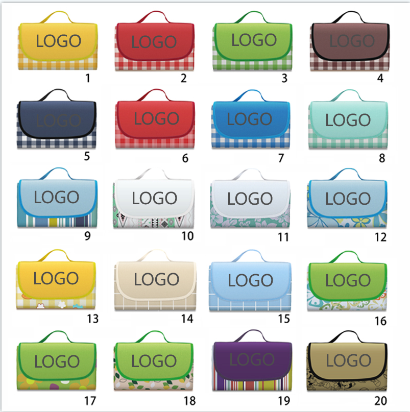Outdoor Extra Large Foldable Pocket Portable Sand Free Proof Waterproof Camping Beach Blanket Picnic Mats Rug