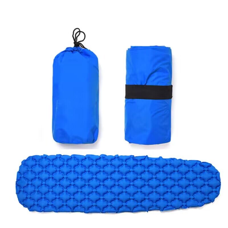 Widesea Camping Inflatable Mattress In Tent Folding Camp Bed Sleeping Pad Picnic Blanket Travel Air Mat Camping Equipment