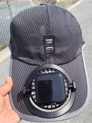 Factory DirectSales Solar Fan Hat Outdoor Sun Protection Wide Brim Cap UV Shield Cooling Hat for Fishing Camping Hiking Beach