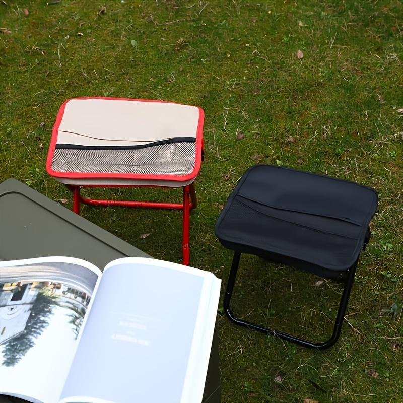 Chaise pliante Portable, sac à dos à bandoulière et poche, Design Compact et léger pour la plage, le Camping, les pique-niques, la pêche, la randonnée et les voyages en famille, chaise de Camping pliante, essentiels de pique-nique, 1 pièce