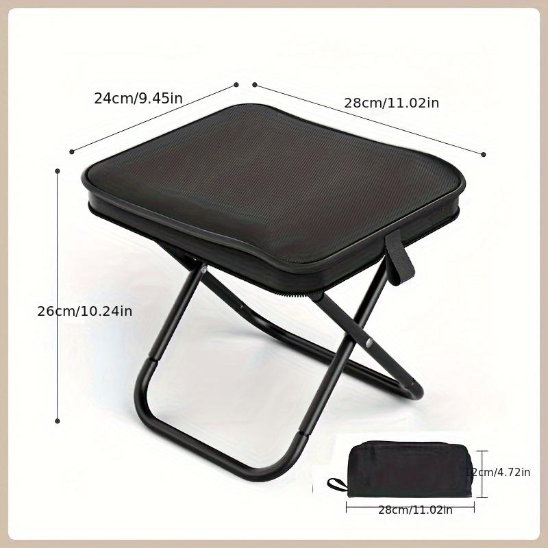 Chaise pliante Portable, sac à dos à bandoulière et poche, Design Compact et léger pour la plage, le Camping, les pique-niques, la pêche, la randonnée et les voyages en famille, chaise de Camping pliante, essentiels de pique-nique, 1 pièce