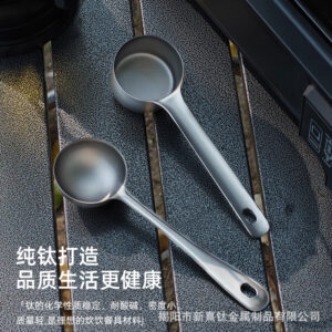 Pure Titanium Measuring Spoon Coffee Powder Scoop