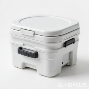 Outdoor Portable Toilet - Foldable Camping Toilet with Storage Bag