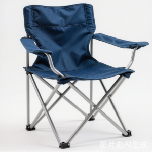 Horseshoe Camping Chair - Portable Outdoor Director Chair with Armrests for Fishing and Picnic