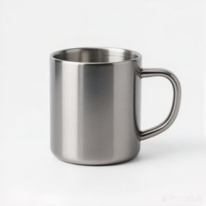 Camping Mug Cup - Single Wall 304 Stainless Steel Outdoor Travel Mug